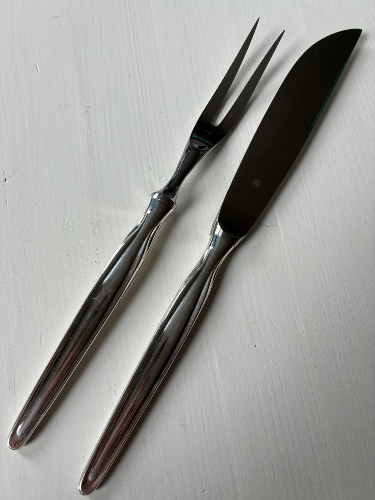 Trancheer bestek WMF verzilverd 90 model Zürich vintage, Ophalen of Verzenden