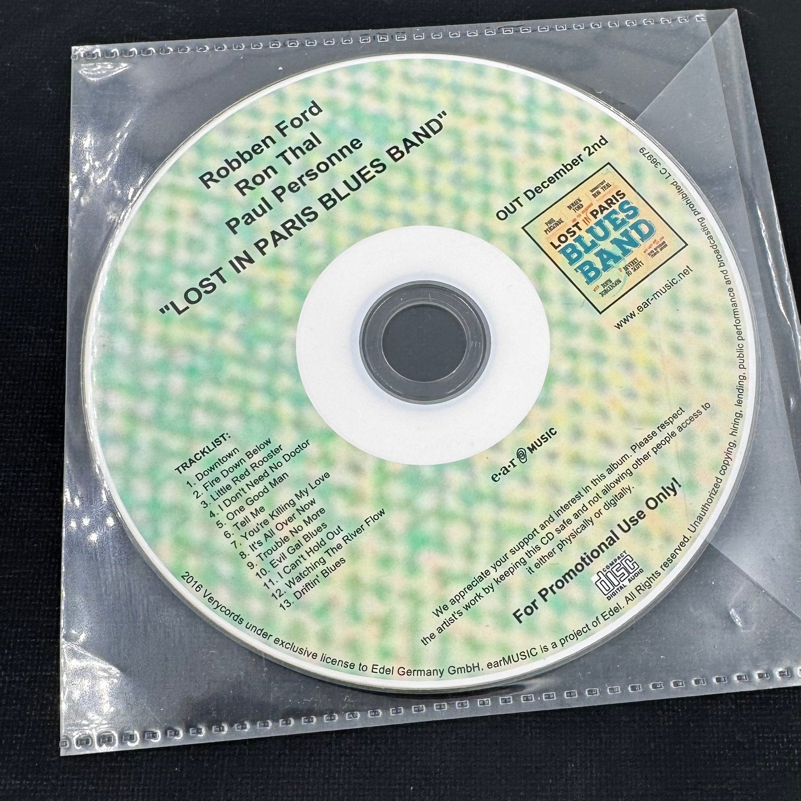 Lost In Paris Blues Band  - robben ford - cd, Ophalen of Verzenden, Zo goed als nieuw