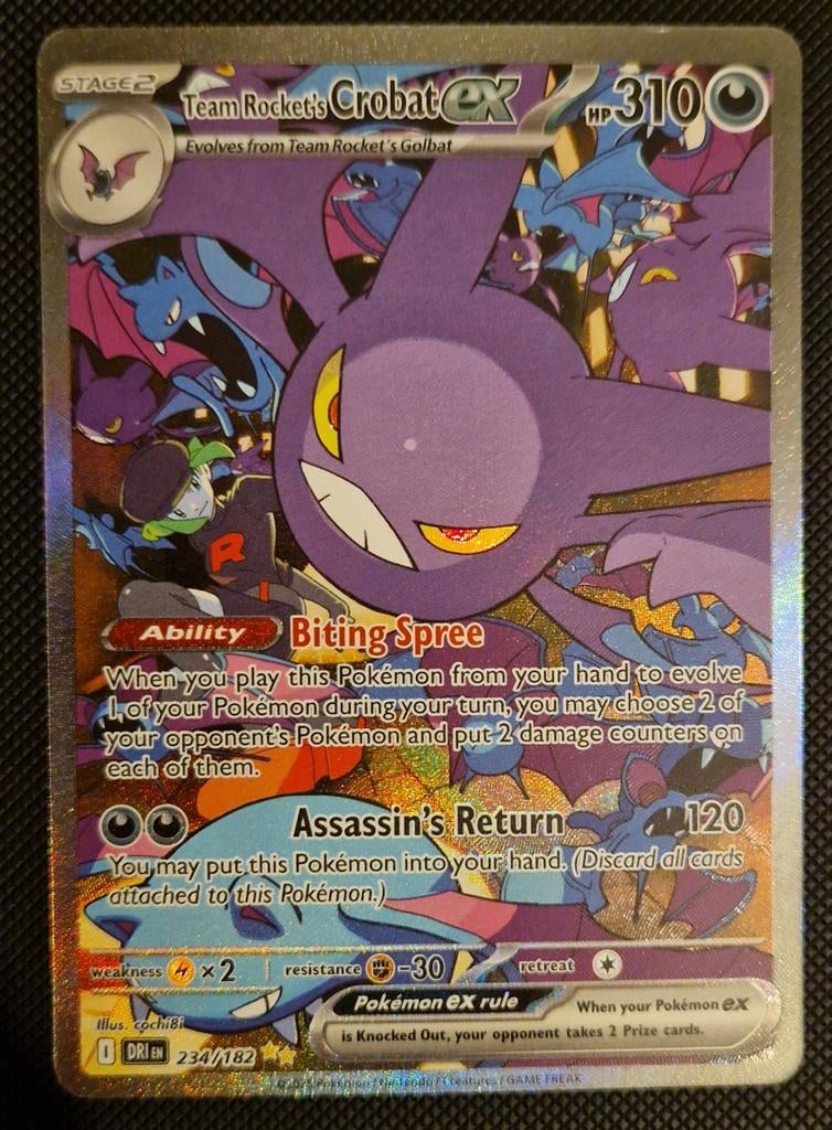 Team Rocket Crobat NM, Ophalen of Verzenden, Zo goed als nieuw