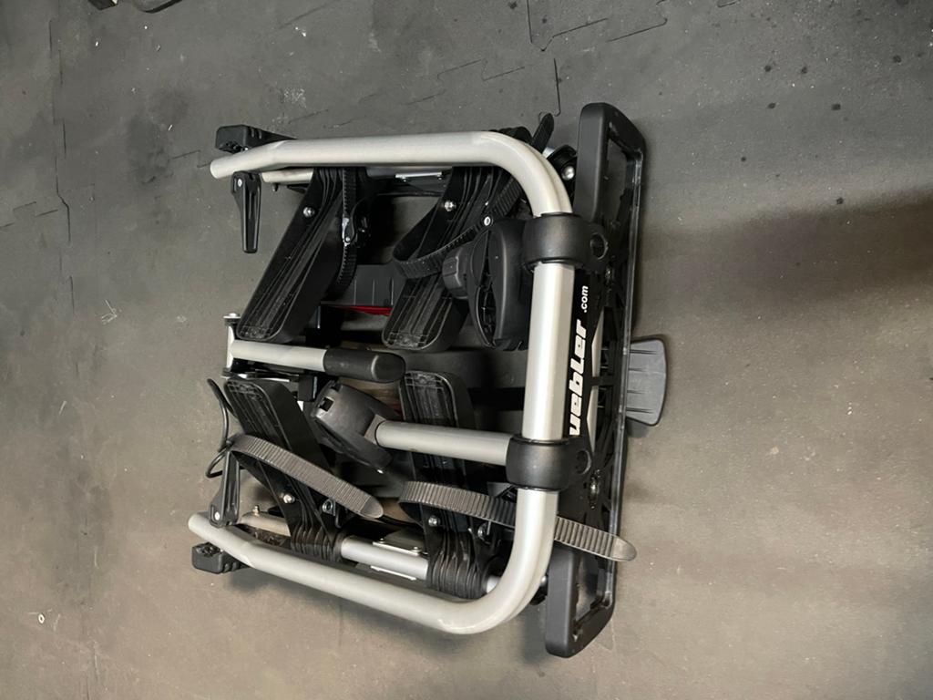 Uebler X21 Nano fietsendrager voor 2 e-bikes, kantelbaar, Ophalen, Gebruikt, Opvouwbaar, Overige typen