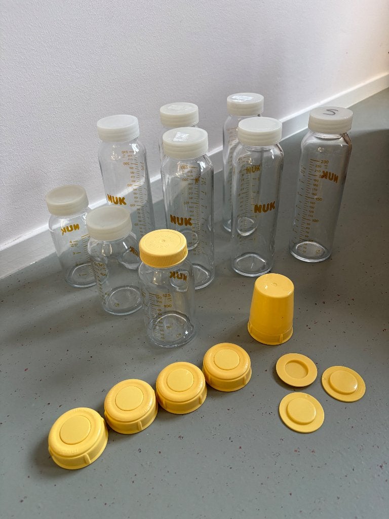 Glazen flesjes, Ophalen of Verzenden, Gebruikt, Babyfles, Overige merken