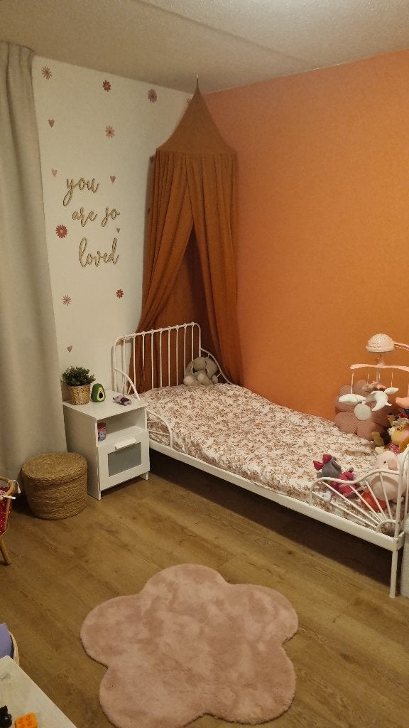 meegroeibed, Kinderen en Baby's, Kinderkamer | Bedden, Ophalen, Gebruikt, 70 tot 85 cm, Lattenbodem