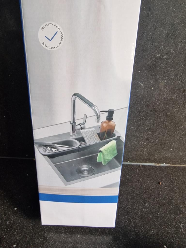 Verstelbare gootsteenorganizer voor keuken en badkamer, Ophalen of Verzenden, Nieuw