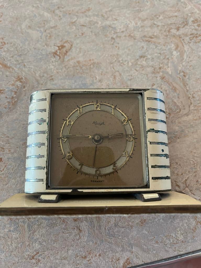 Vintage Kienzle Klokje uit 1930 - Art Deco Stijl, Ophalen of Verzenden