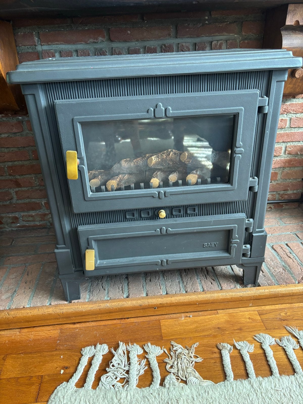 SAEY Gaskachel - Vrijstaand en Gebruikt, Ophalen, Gebruikt, Gas, Vrijstaand