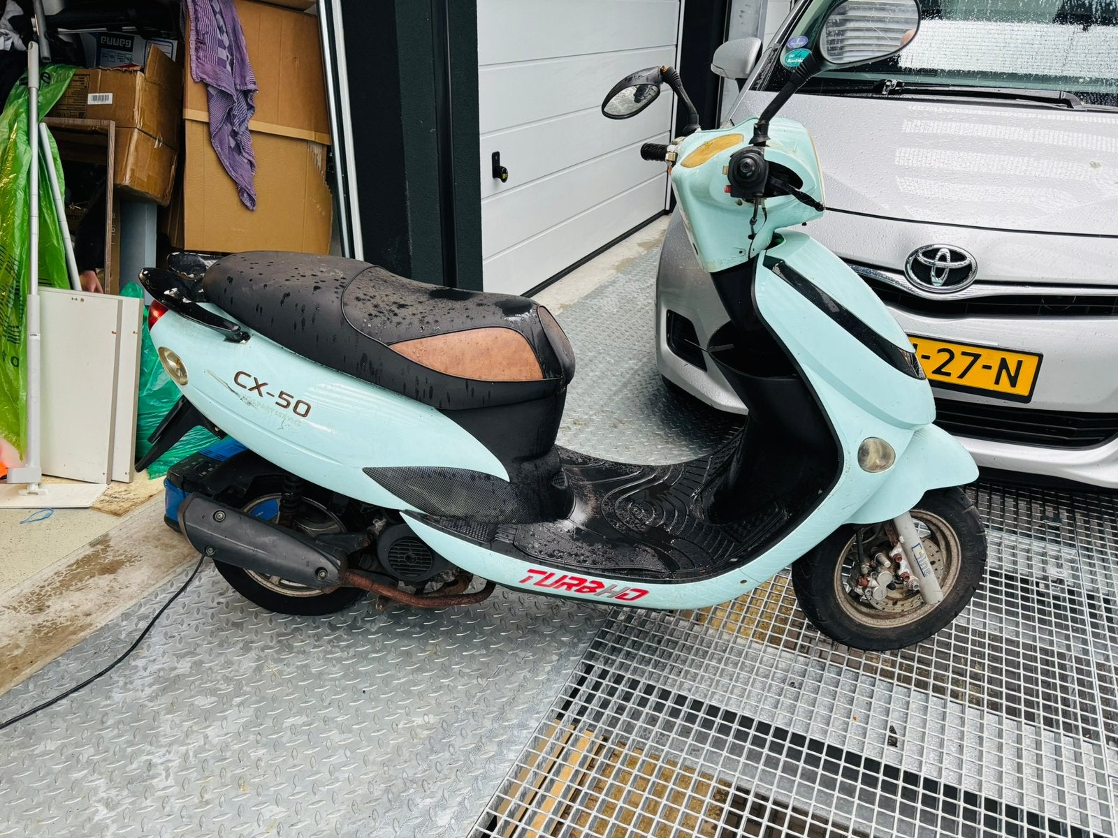 Scooter Turbho CX-50 2012 gratis, Fietsen en Brommers, Snorfietsen en Snorscooters, Gebruikt, Benzine, Ophalen, Overige merken