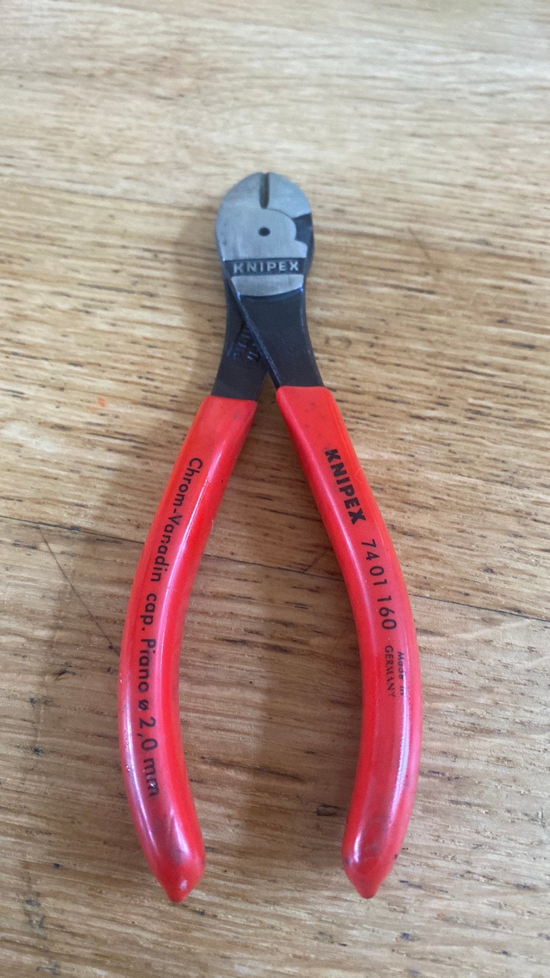 Knipex zijsnijtang 74-01-160, Ophalen of Verzenden, Gebruikt