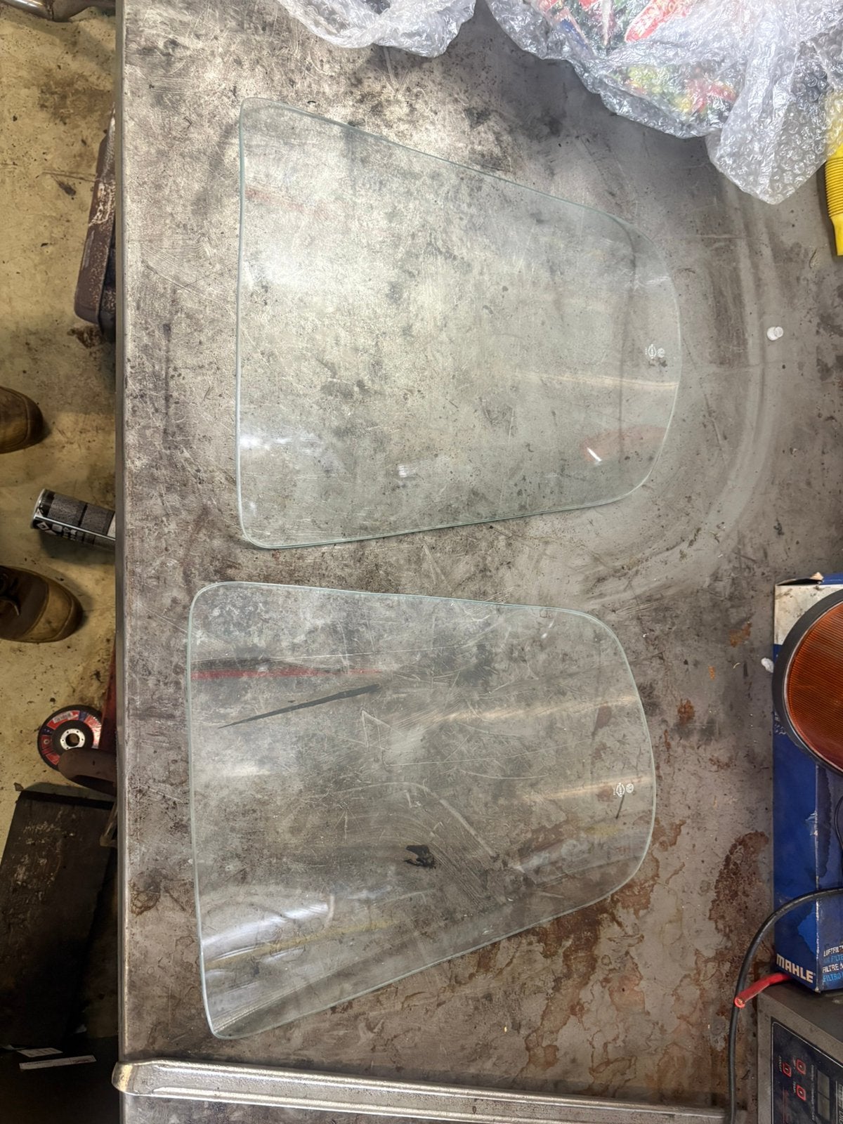Vw t1 hoekruit blank glas, origineel vw brs, Ophalen of Verzenden, Zo goed als nieuw, Minder dan 80 cm