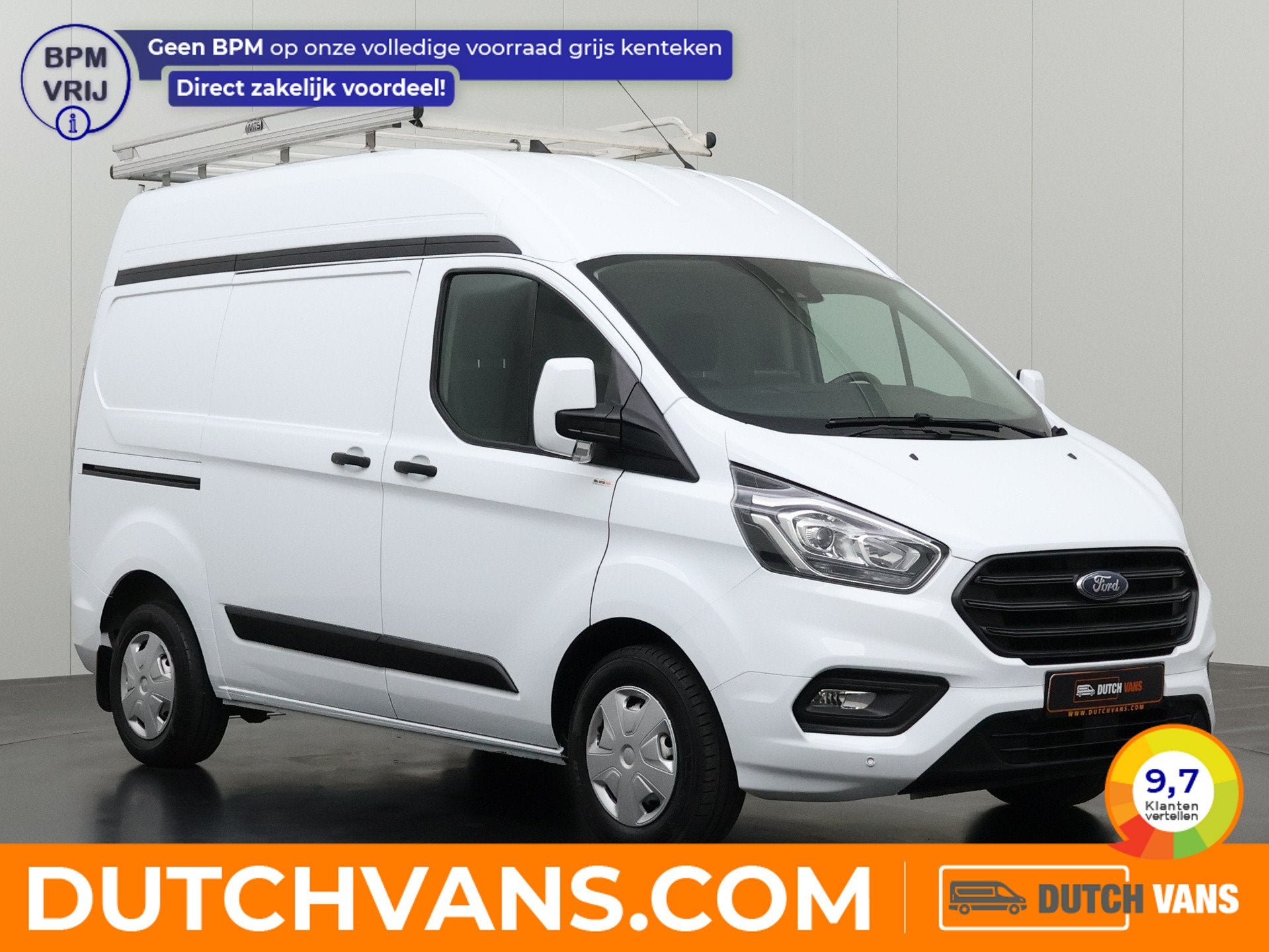 Ford Transit Custom 2.0TDCi 130PK L1H2 | Imperiaal | Multime, Voorwielaandrijving, 1987 kg, Stof, Gebruikt