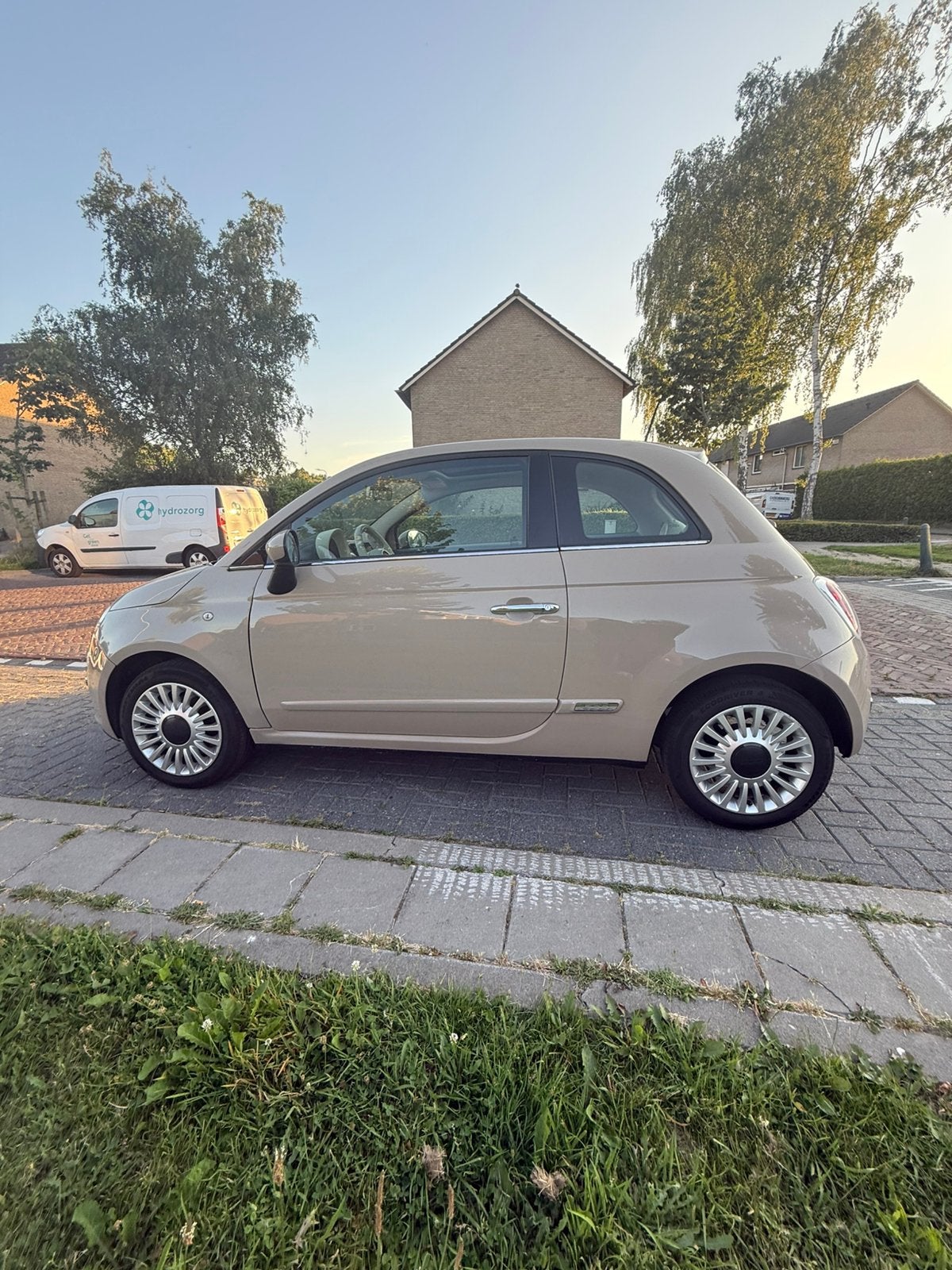 Fiat 500 0.9 85pk Twinair Turbo 2013 Beige, Voorwielaandrijving, 31 €/maand, Handgeschakeld, Particulier