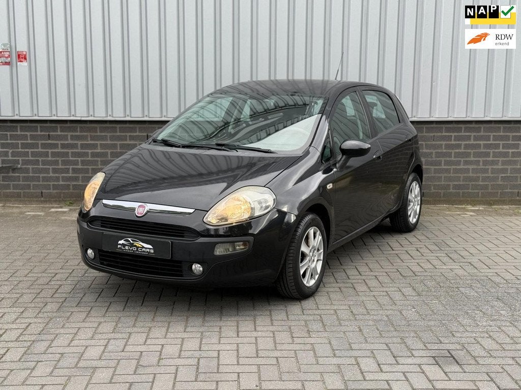 Fiat Punto Evo 1.4 Dynamic |Airco|5 Deurs|, Auto's, Fiat, Voorwielaandrijving, 4 cilinders, 400 kg, Zwart