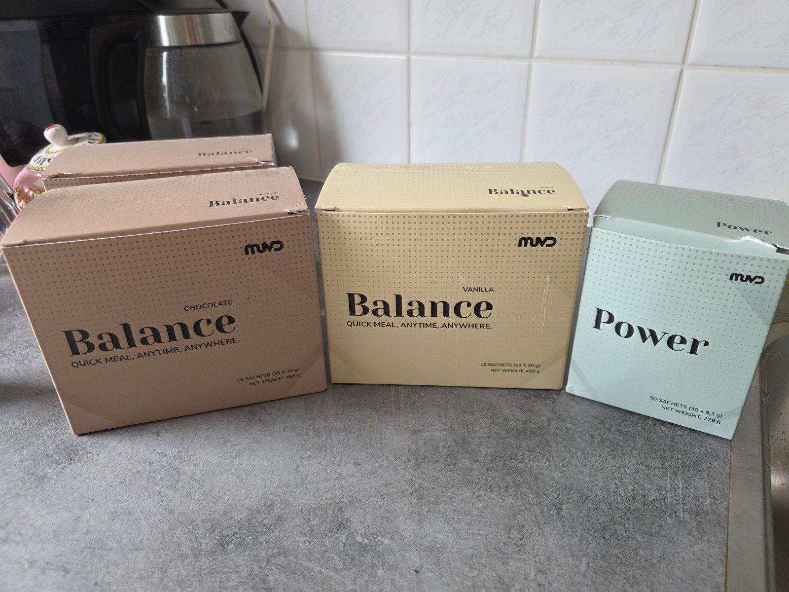 MUVD Balance & Power maaltijdvervangers, Ophalen of Verzenden, Nieuw, Overige typen