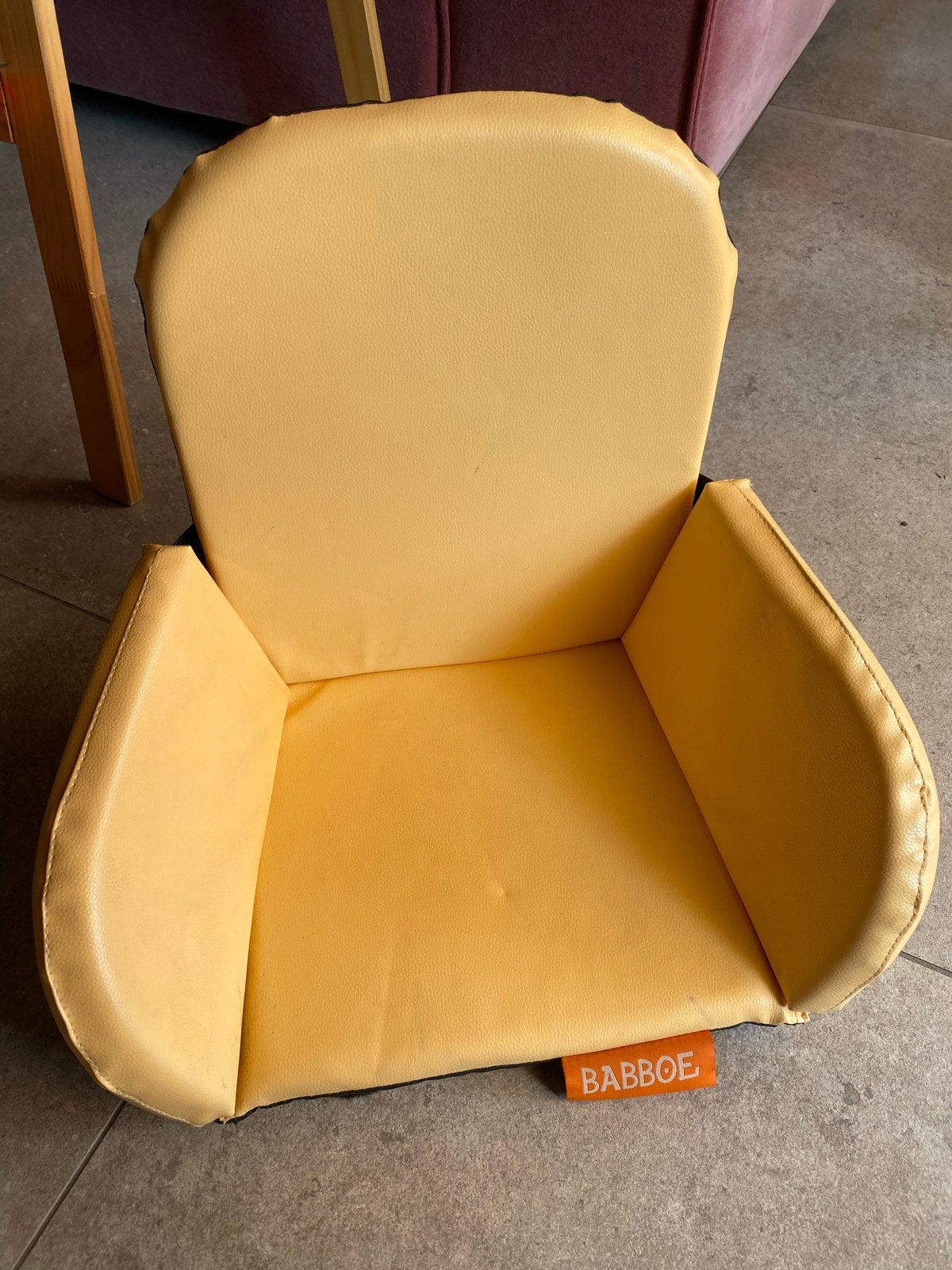 Babboe bakfiets zitkussen set (geel en zebra), Ophalen, Gebruikt, Overige typen