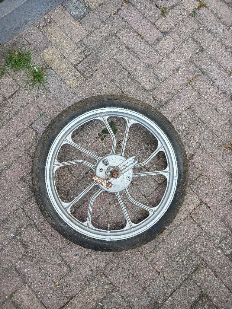 Wiel velg tomos hercules sachs brommer, Ophalen of Verzenden, Gebruikt, Overige typen, Overige merken