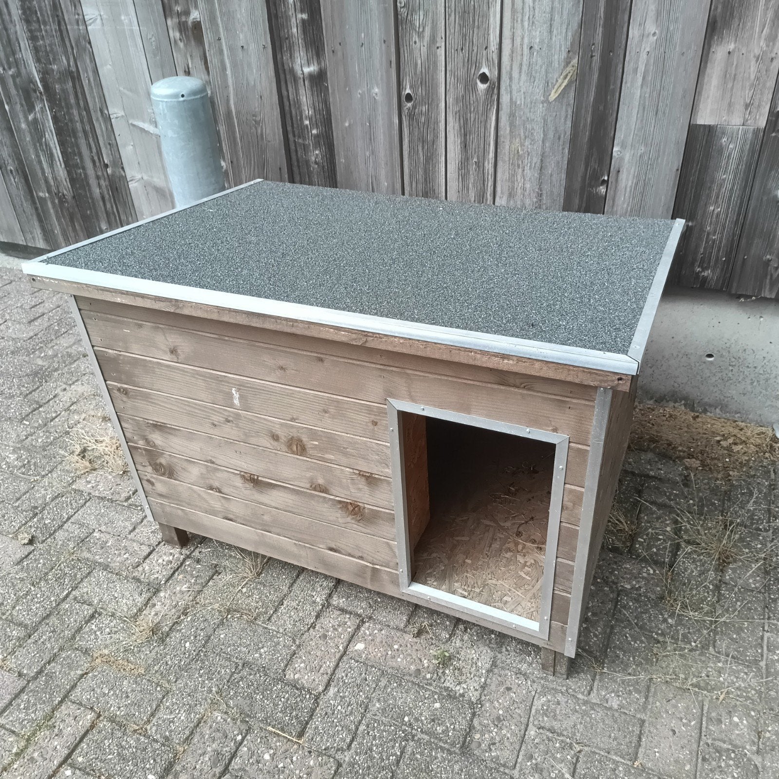 Hondenhok hout nieuw, Dieren en Toebehoren, Hondenhokken, Ophalen, Nieuw, 110 cm of meer