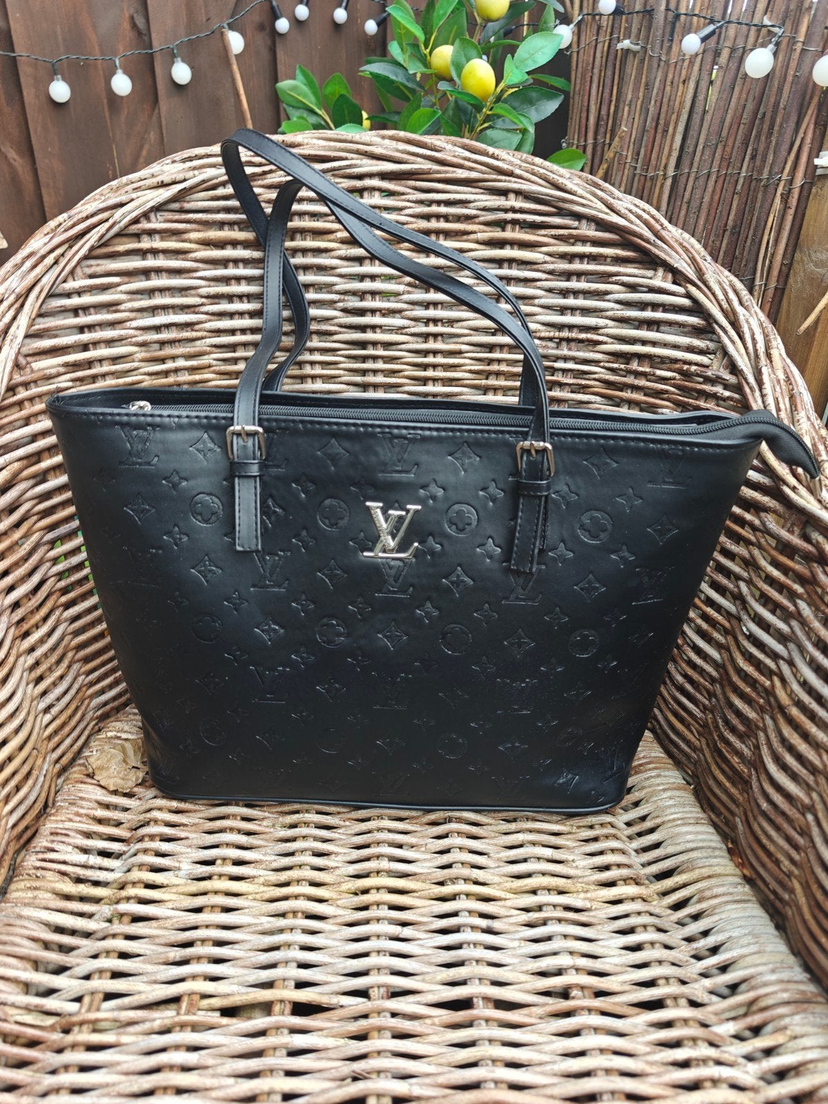 Zwarte Louis Vuitton neverfull mm tas, Ophalen of Verzenden, Nieuw, Zwart, Handtas