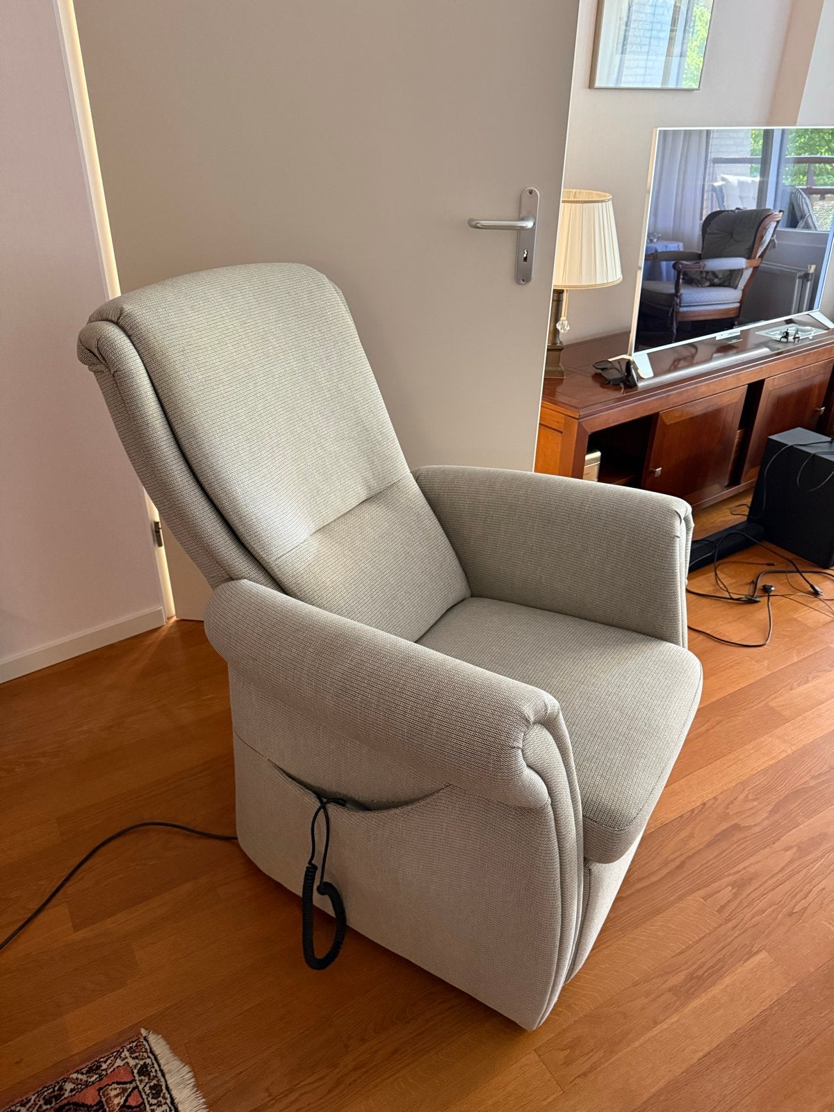 Luxe sta-op stoel / relaxfauteuil, Ophalen, Overige kleuren, Zo goed als nieuw, Eén