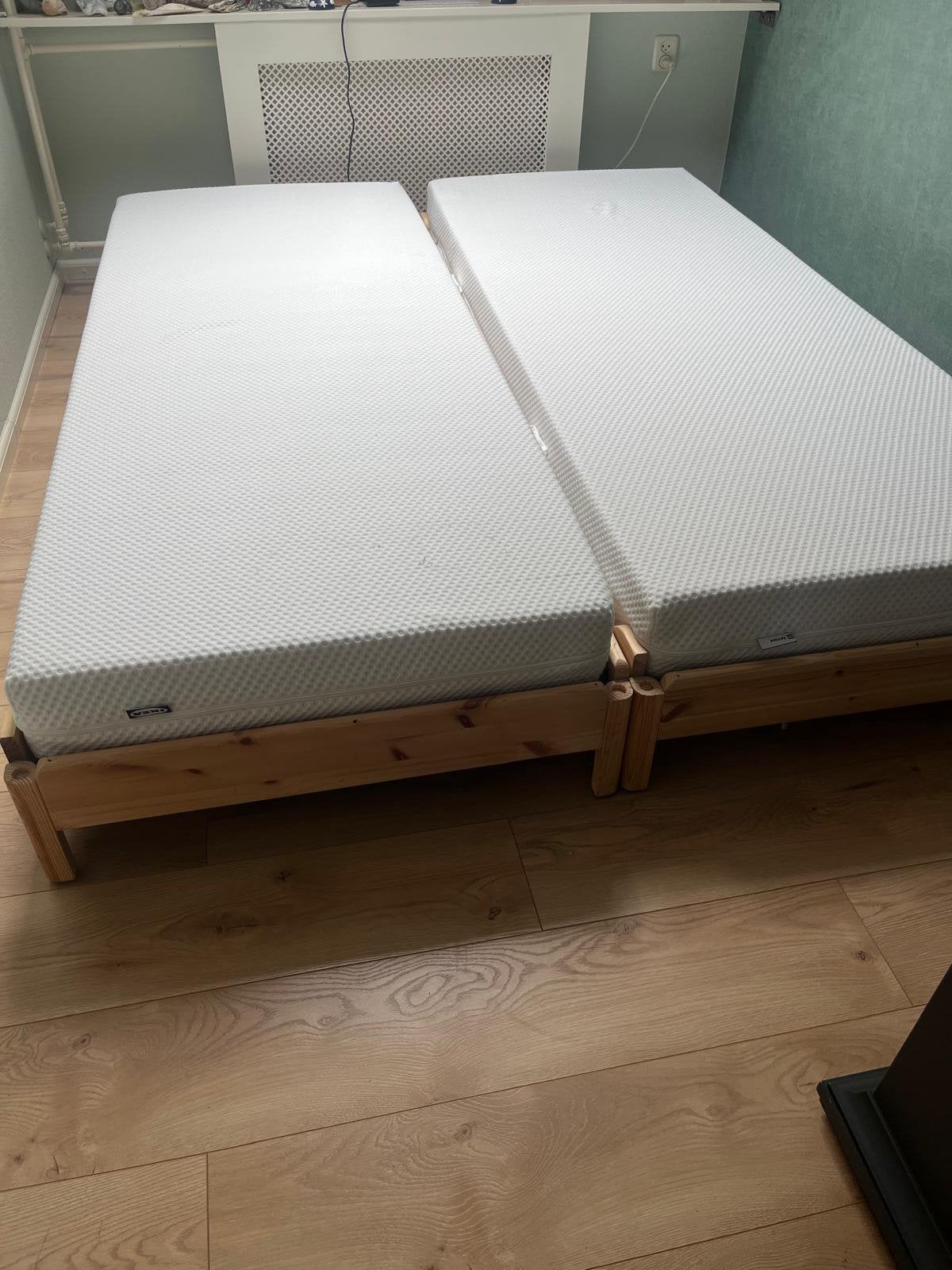 2 eenspersoons bedden, Ophalen, Eenpersoons, Zo goed als nieuw, 80 cm