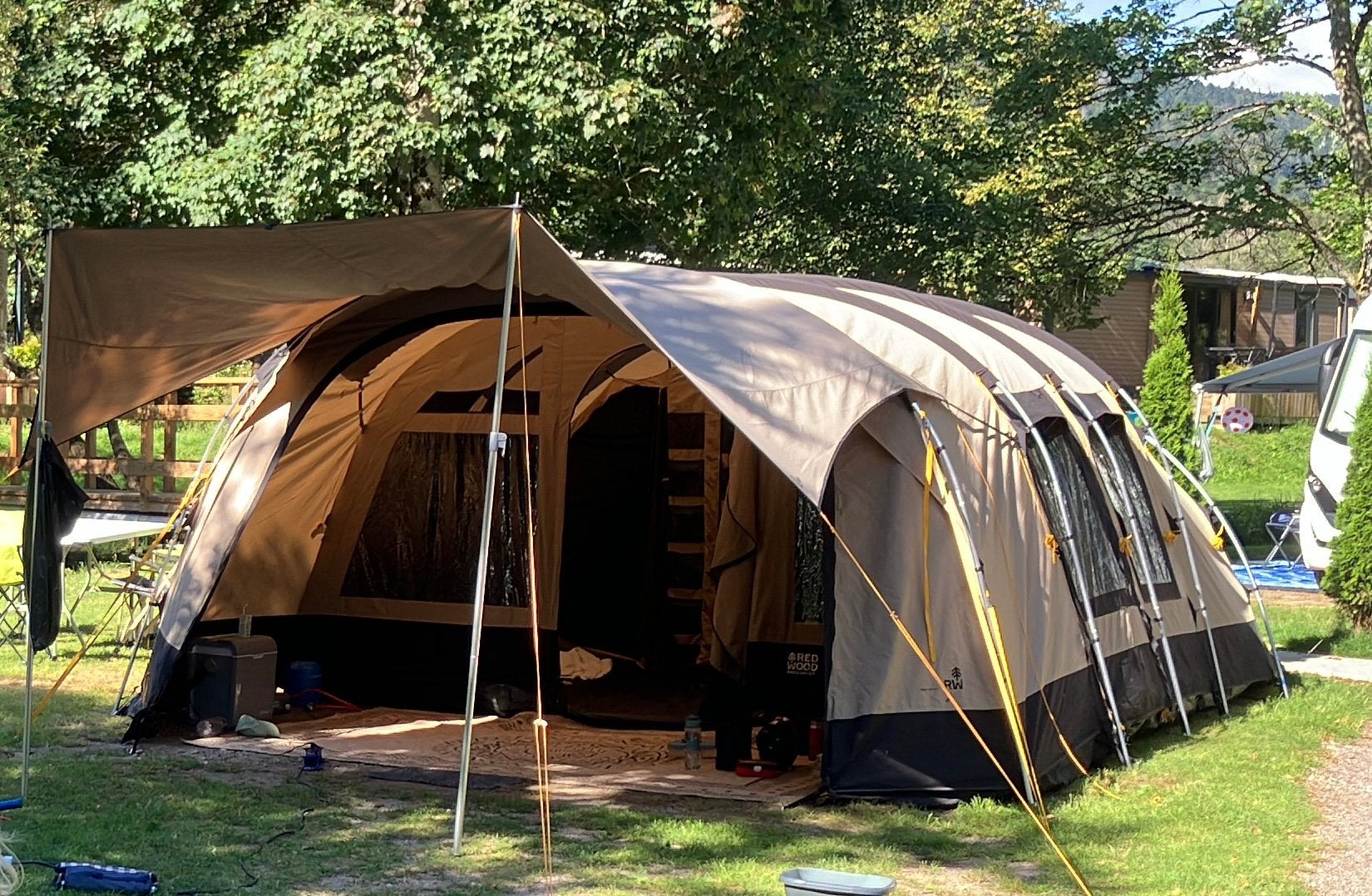 Birch 440 Redwood tent, Ophalen, Zo goed als nieuw