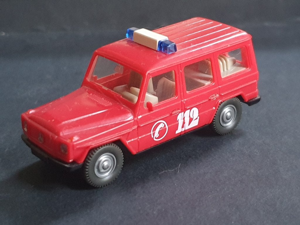 1:87 brandweer Mercedes G-klasse 112 € 3, Verzenden, Zo goed als nieuw, Auto, Overige merken