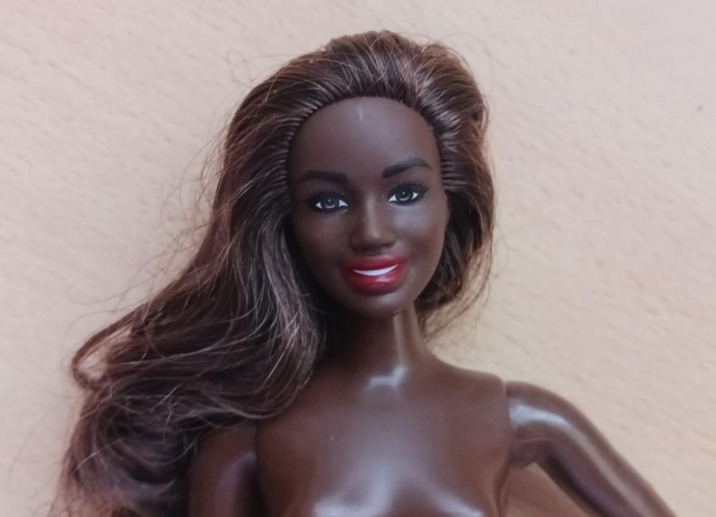 Barbie Mattel Plus size Curved Fashionista, Ophalen of Verzenden, Zo goed als nieuw, Barbie