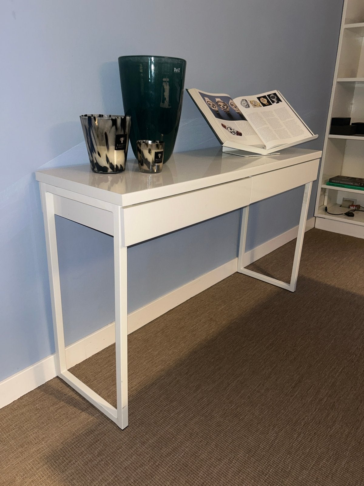 Ikea bijzettafel hoogglans wit, Ophalen, Zo goed als nieuw, 75 cm of meer, 60 cm of meer