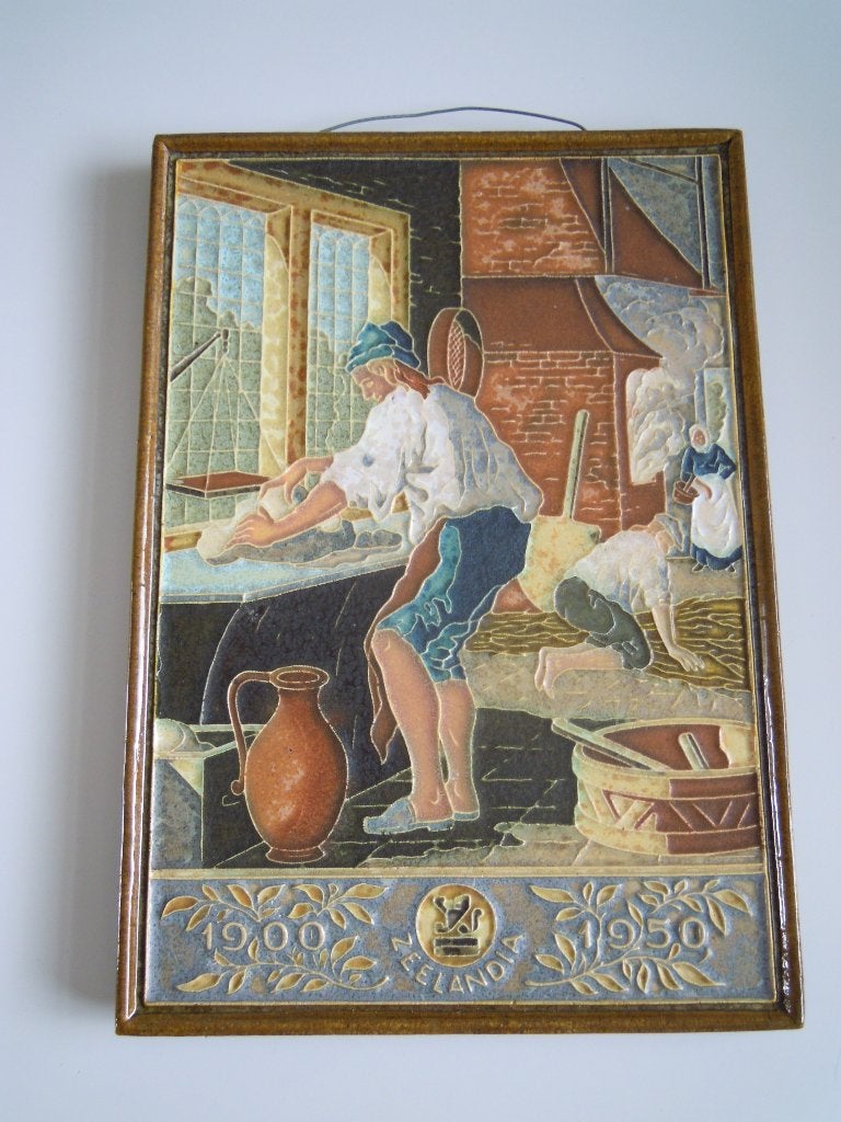 Zeelandia Tegel 1900-1950Porceleyne Fles Delft, Ophalen of Verzenden