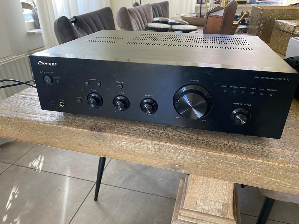 Zware Pioneer A10 stereo versterker met phono, Ophalen of Verzenden, Zo goed als nieuw, Pioneer