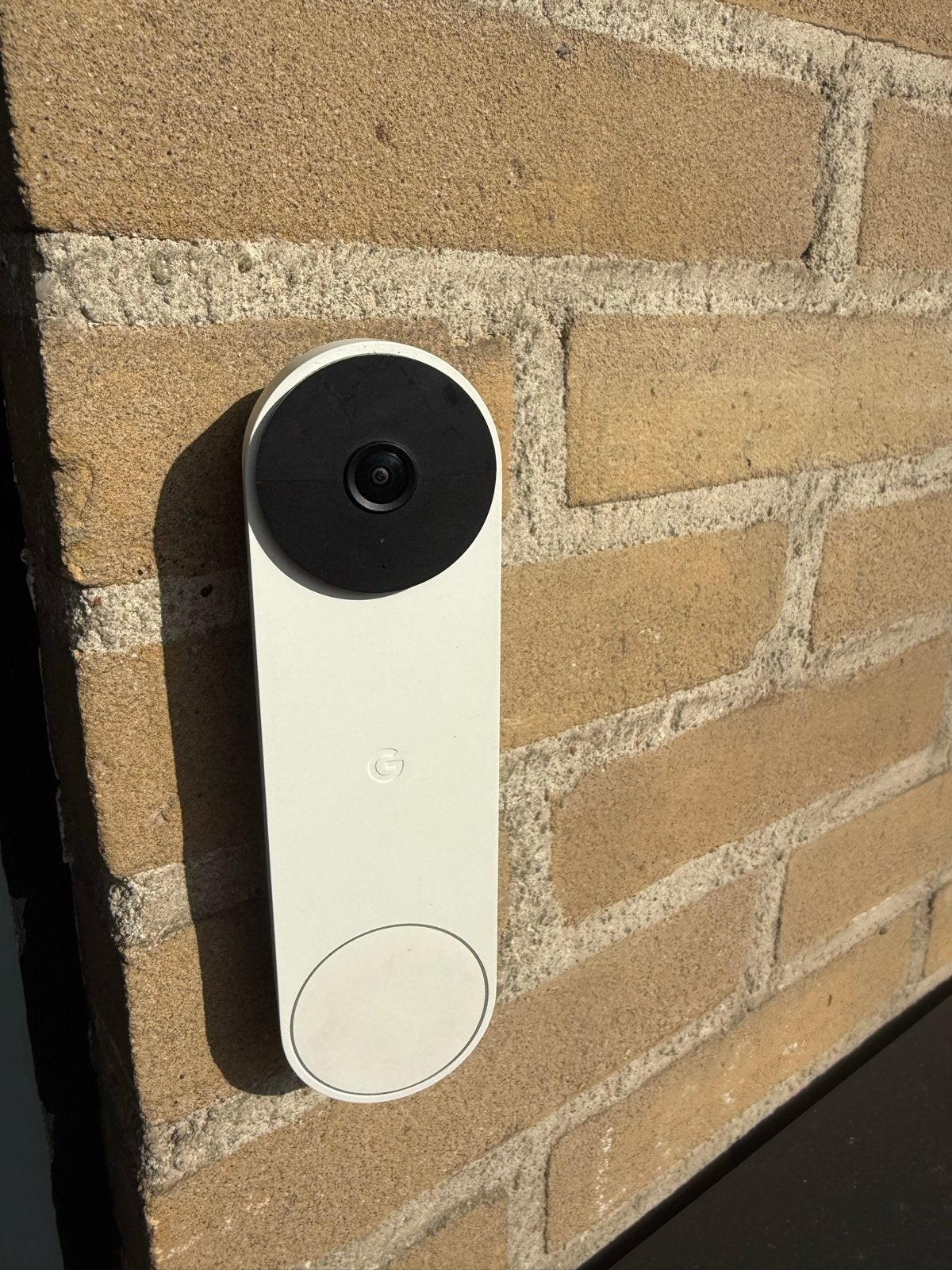 Google Nest deurbel op batterij (bedraad gebruikt), Ophalen of Verzenden, Bewegingsdetectiesensor, Gebruikt, Bedraad