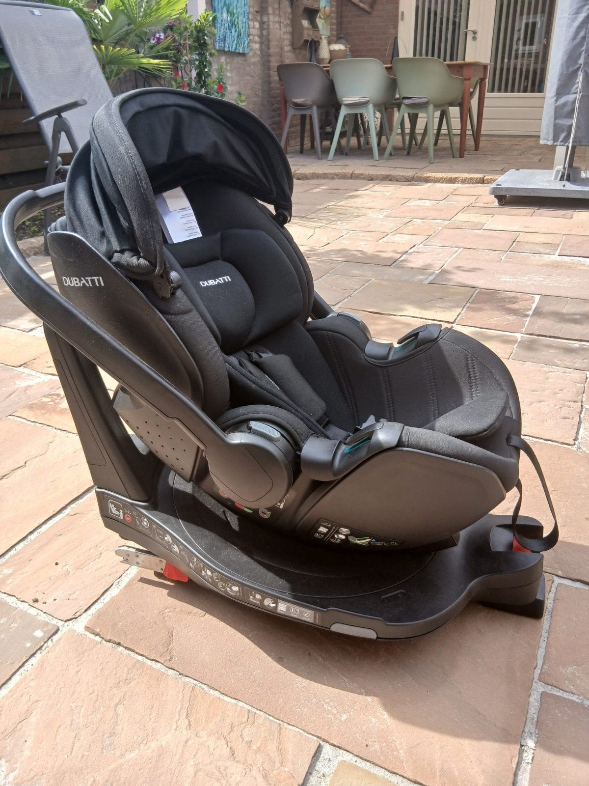 DUBATTI autostoel met ISOFIX base - Zo goed als nieuw, Kinderen en Baby's, Autostoeltjes, Ophalen, Romer, Zijbescherming, Zo goed als nieuw