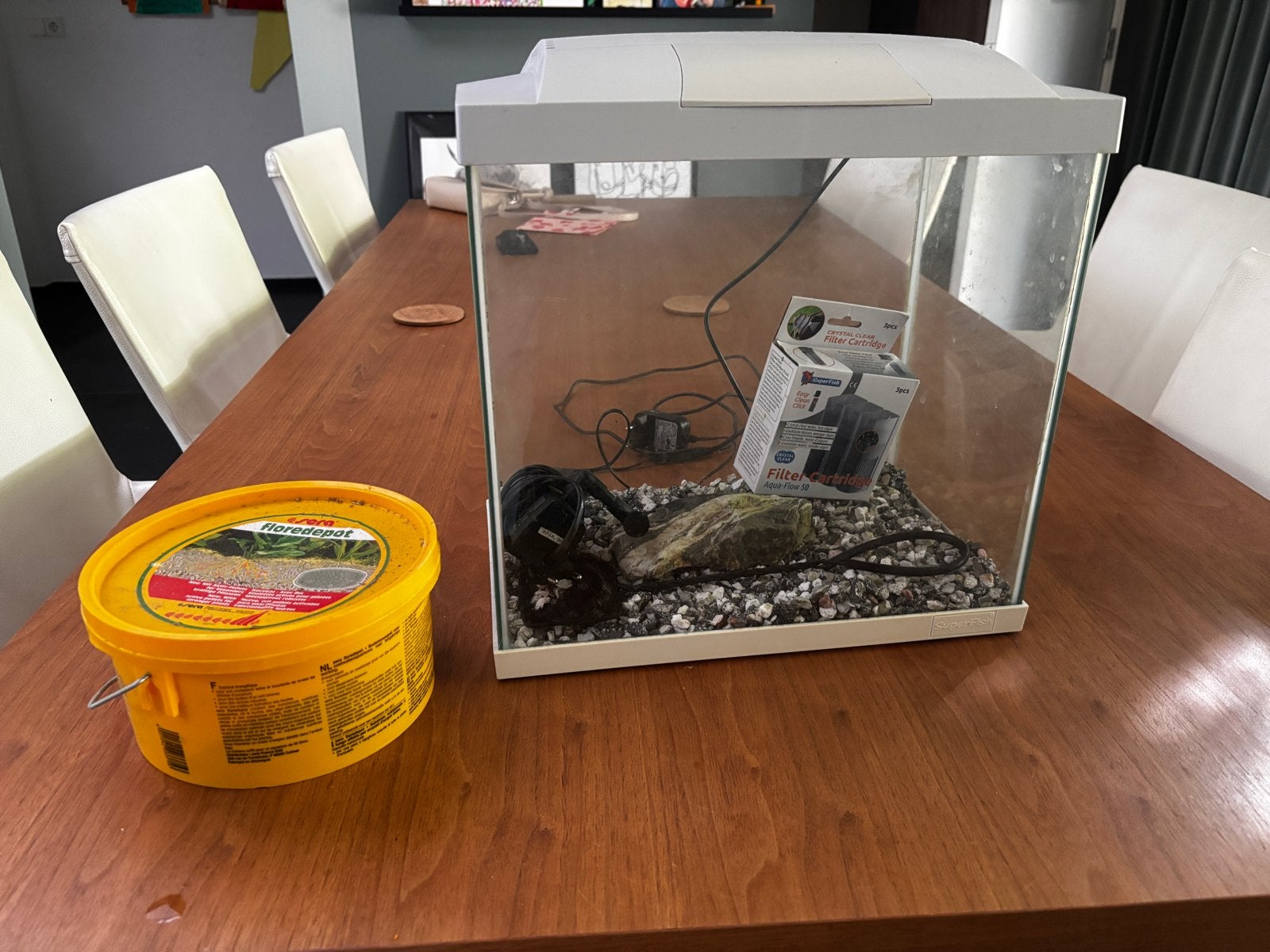 Aquarium superfish, Dieren en Toebehoren, Ophalen, Leeg aquarium