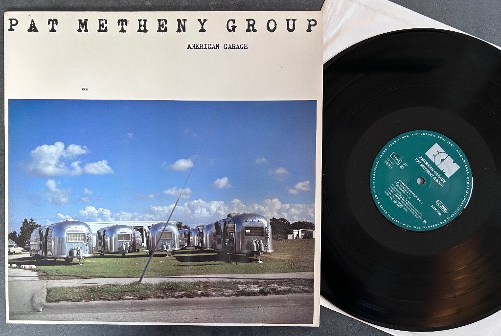 PAT METHENY GROUP - American garage ( LP; NMINT ), LP, Jazz-fusion, Originele persing, Ophalen of Verzenden