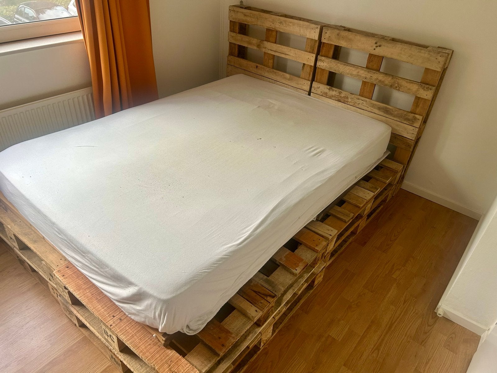 Set van 10 Houten Pallets (80x100 cm) – Opslag, meubels/DIY, Ophalen, Gebruikt, 50 mm of meer, Pallet