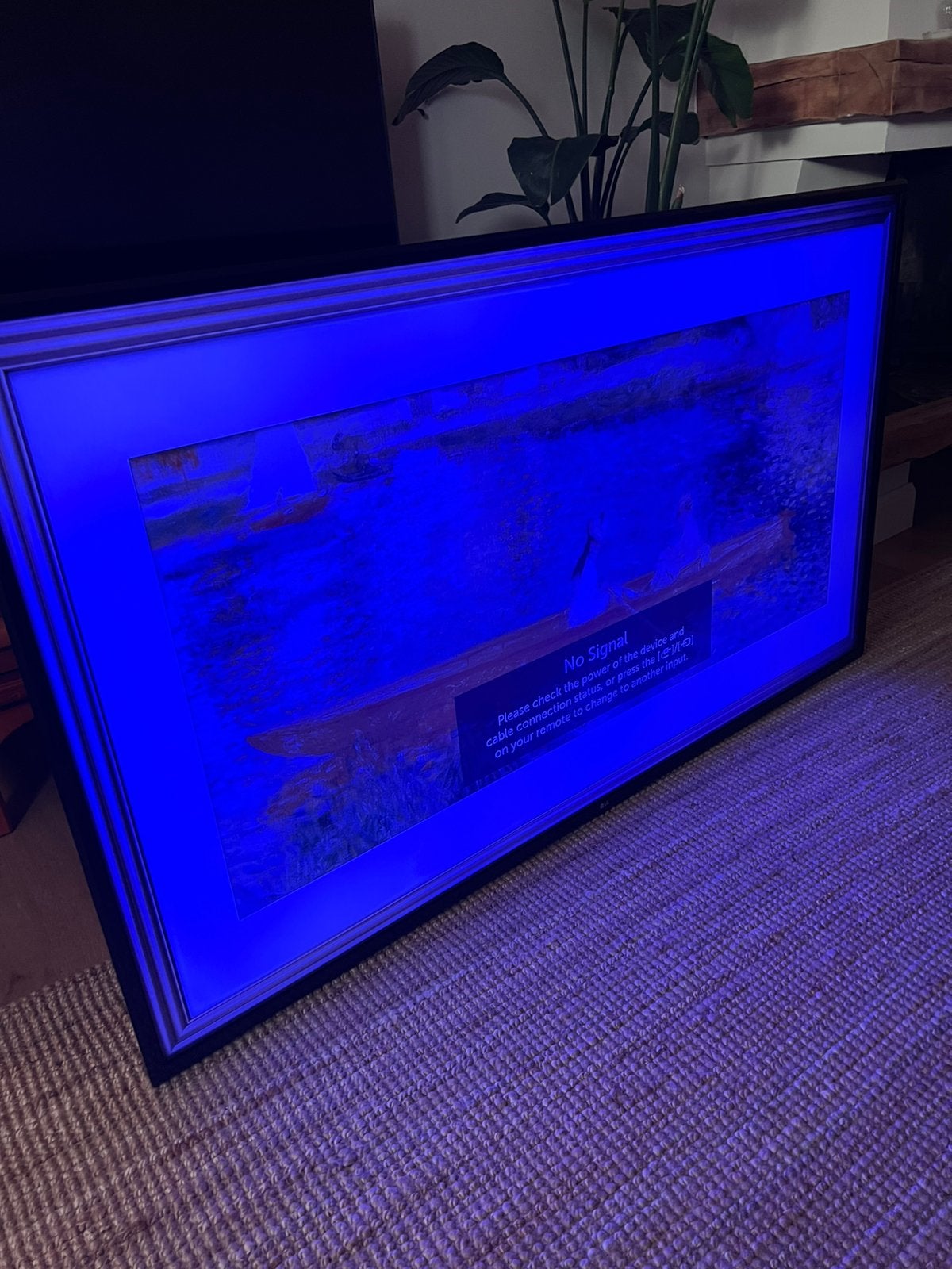 Monitor LG 65UL3E-B - 148cm breed - let op: blauw scherm, Audio, Tv en Foto, Ophalen, 50 Hz, Zo goed als nieuw, 100 cm of meer