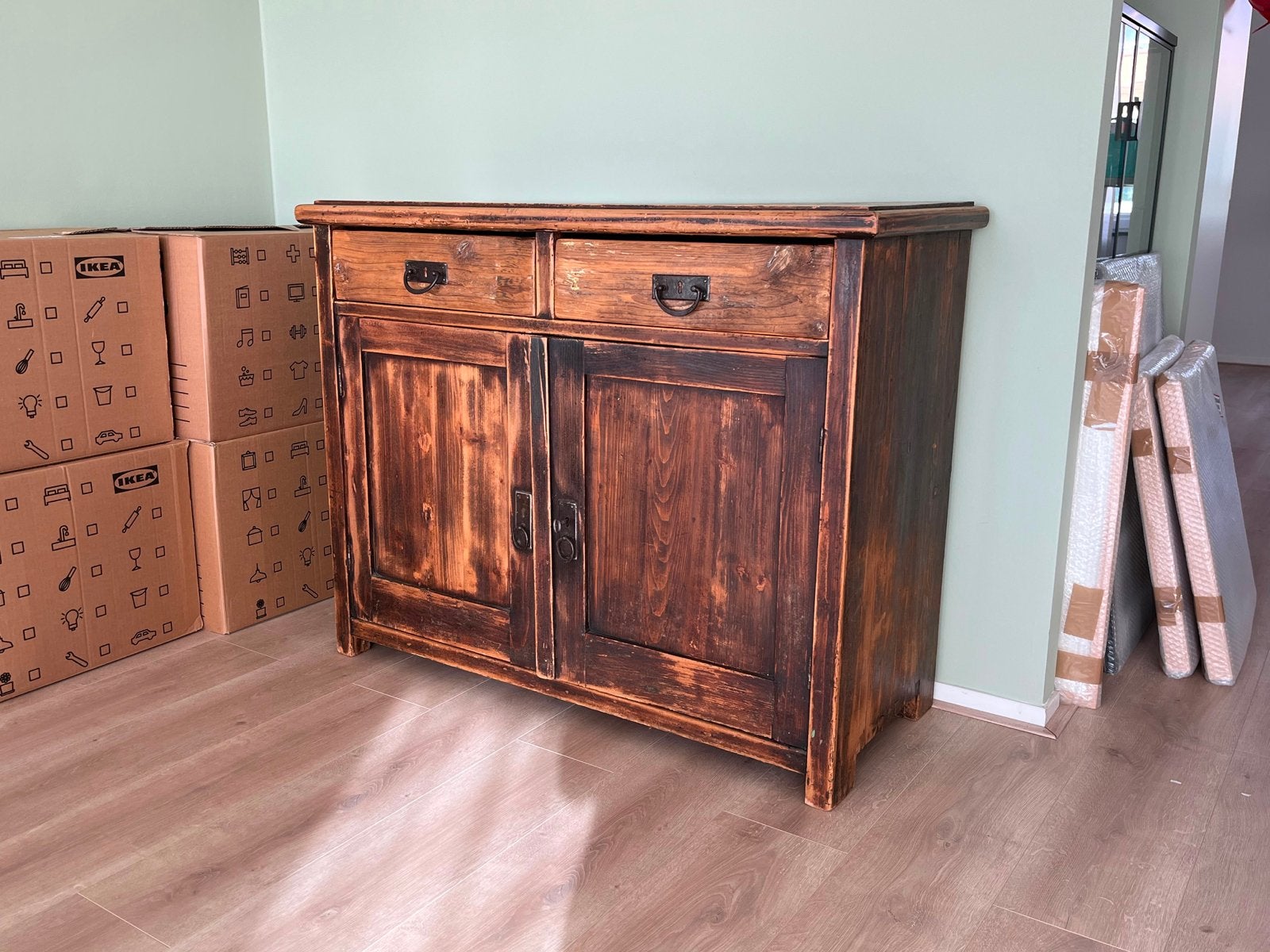 Vintage houten dressoir (Van Dijk & Ko), Ophalen