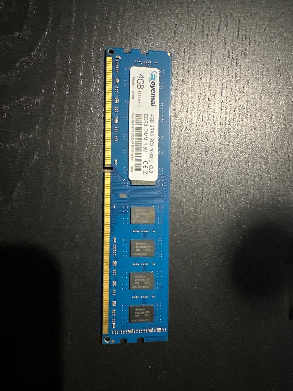 Royemai 4GB DDR3 RAM 1333MHz Geheugenmodule, Server, Nieuw, DDR3, Ophalen of Verzenden