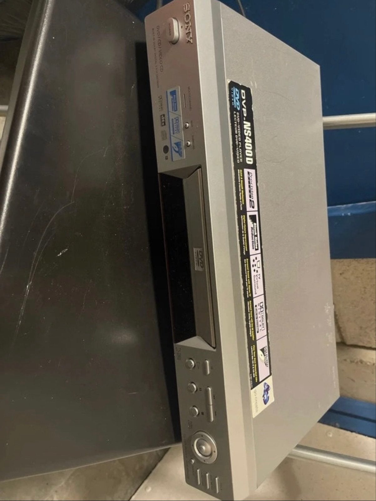 Sony DVP-NS400D dvd- en cd-speler - Zilver, Ophalen of Verzenden, Gebruikt, Dvd-speler, Sony