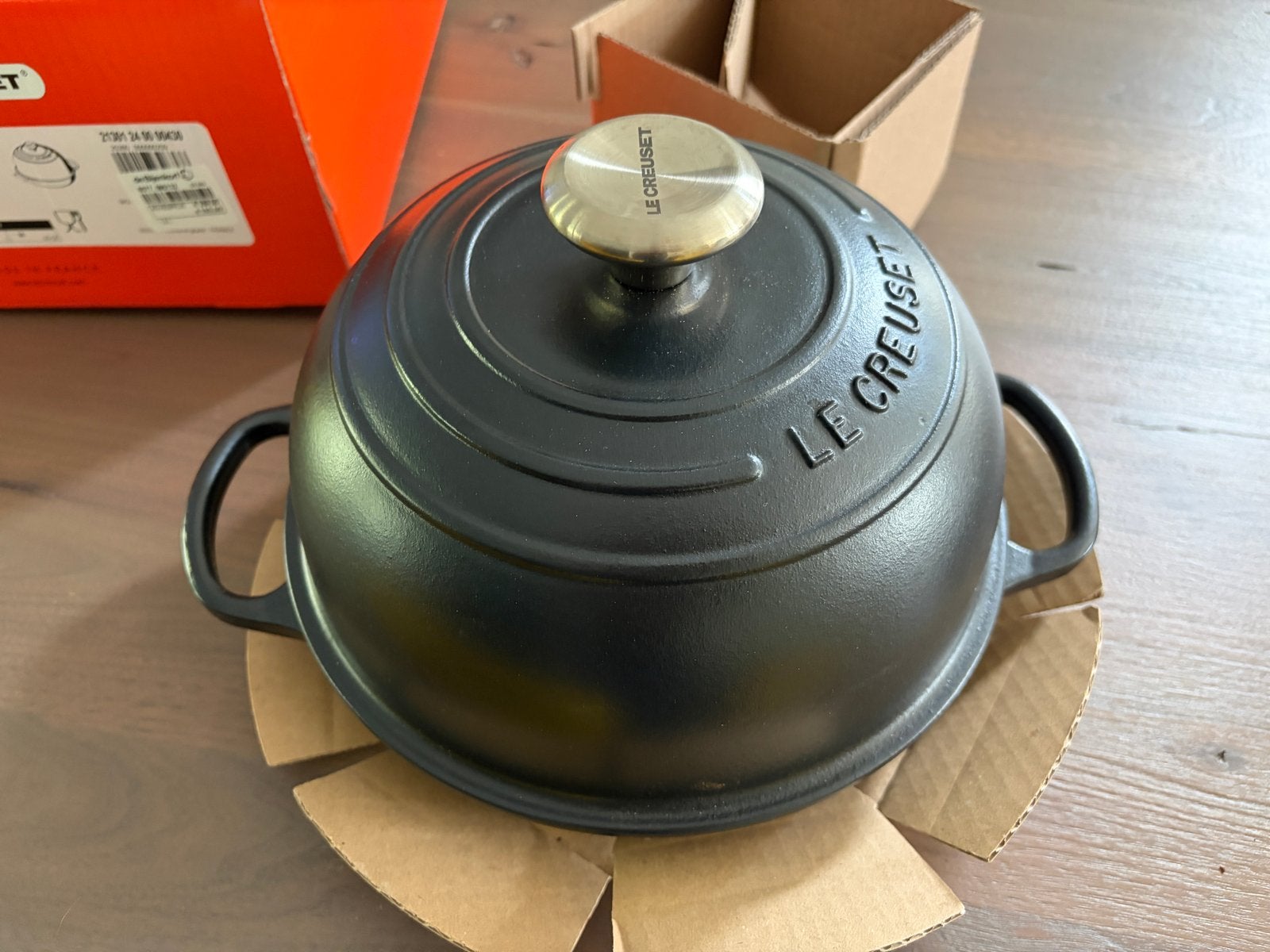 Le Creuset Signature Broodpan Zwart - Zo goed als nieuw, Gietijzer, Met deksel, Overige typen, Le Creuset