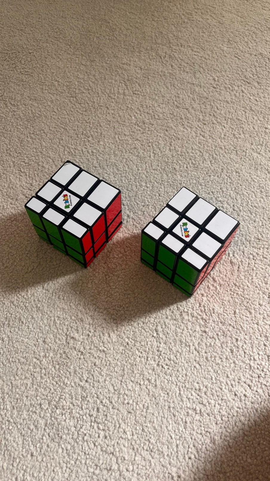 Rubik's Cube's Asymmetrisch Color Block, Ophalen of Verzenden, Minder dan 500 stukjes, Zo goed als nieuw, Rubik's of 3D-puzzel