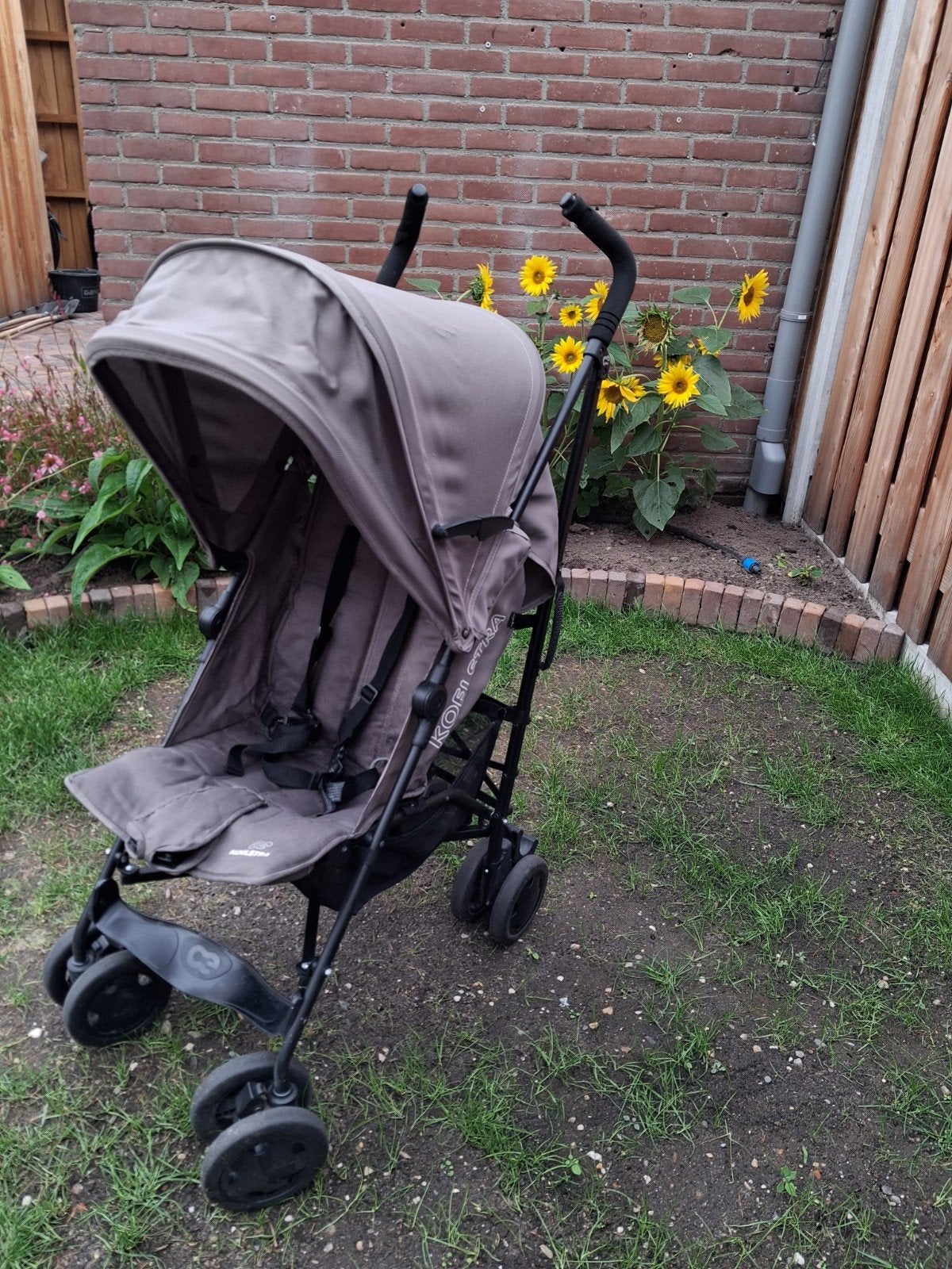 Koelstra Buggy- Stone Green, Kinderen en Baby's, Buggy's, Ophalen of Verzenden, Zo goed als nieuw, Koelstra, Verstelbare rugleuning