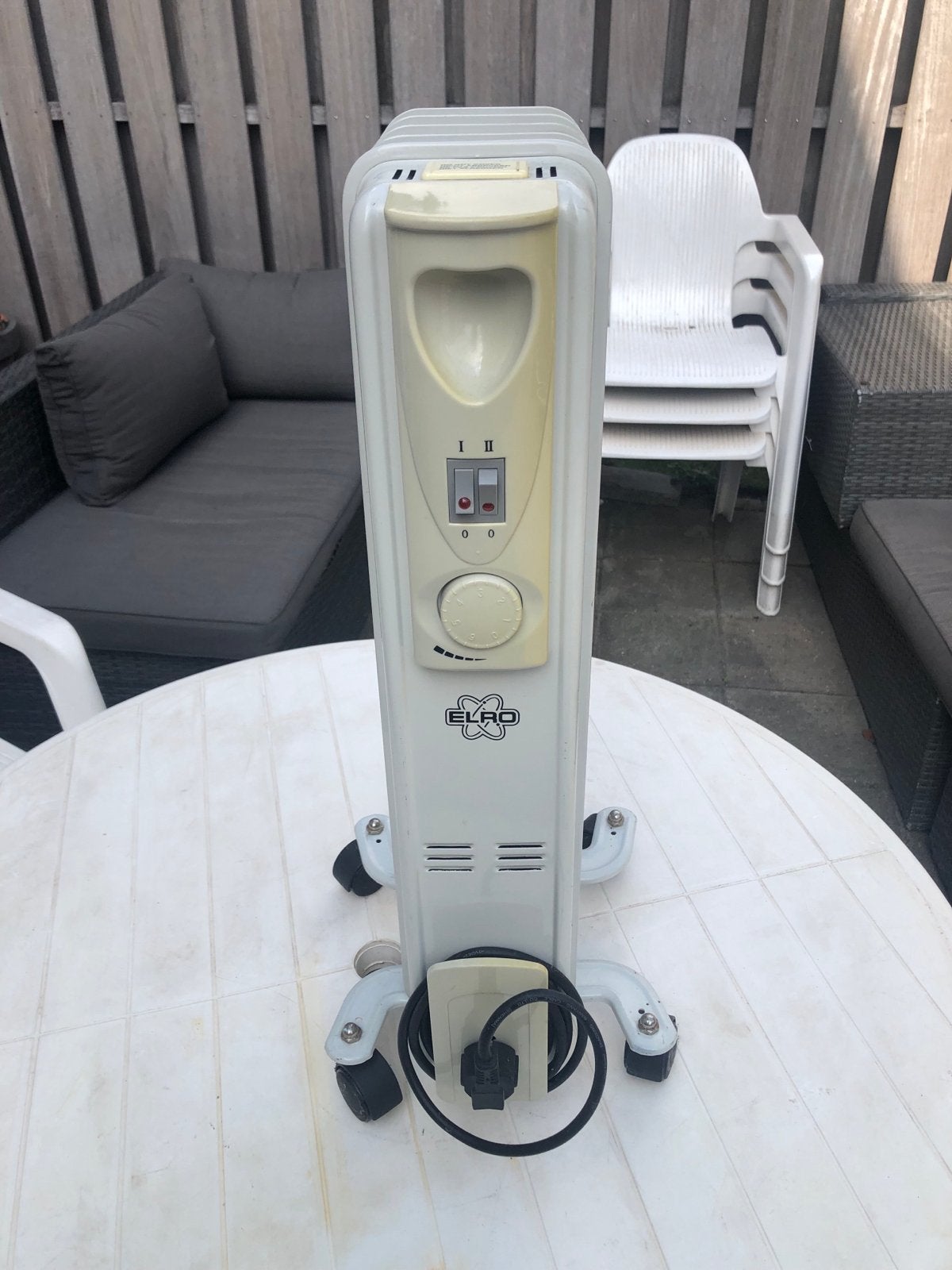(KACHEL) ELRO VO5 Olie Radiator - 1000W, Doe-het-zelf en Verbouw, Ophalen, 30 tot 80 cm, Gebruikt, Radiator