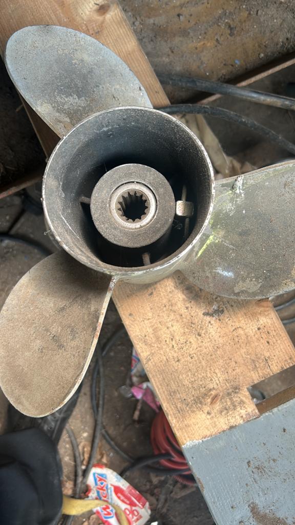 Renegade propeller RvS, Ophalen, Zo goed als nieuw, Motor en Techniek