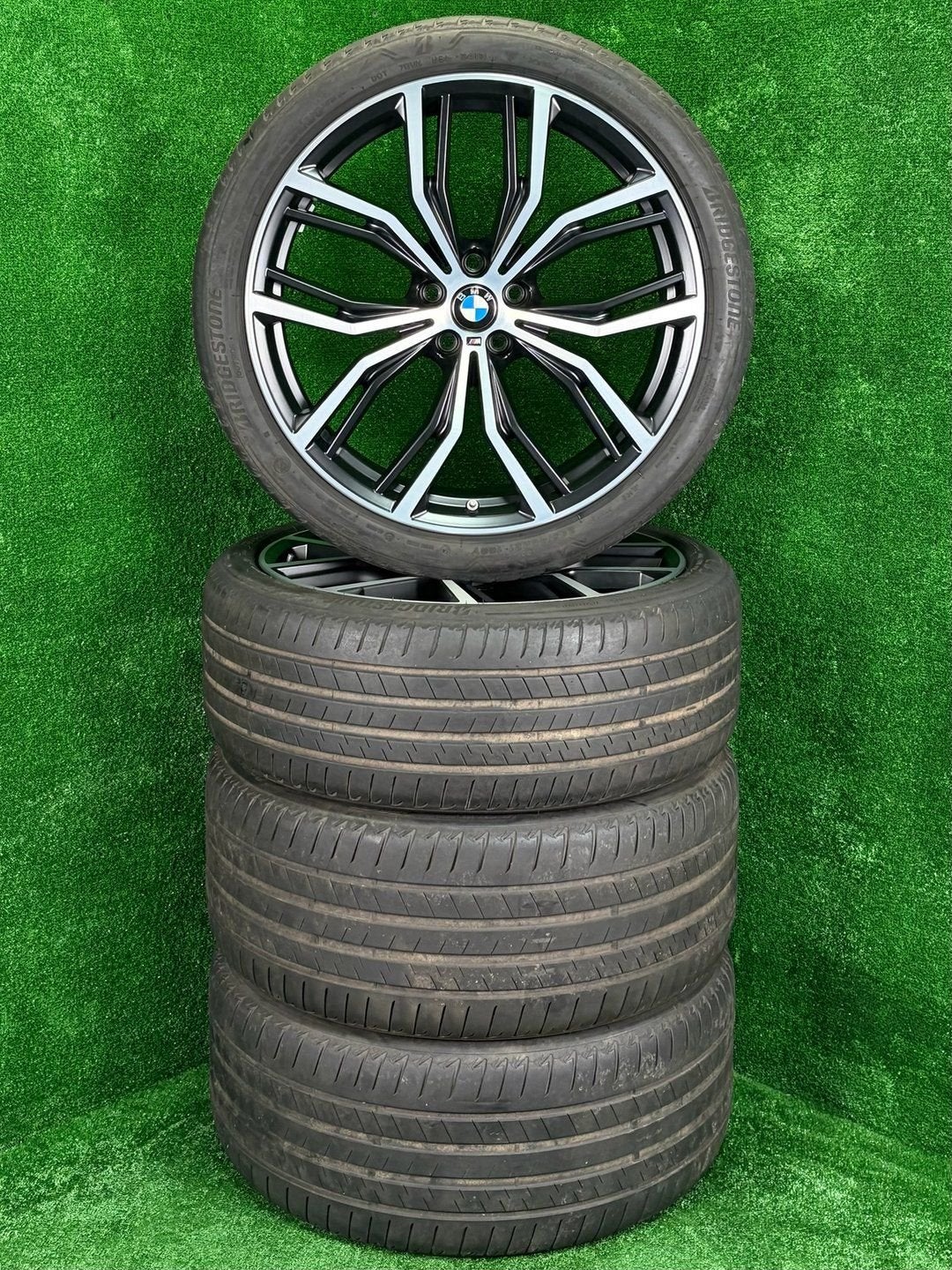 Originele 21 inch BMW 701M velgen met banden X3 X4 G01 G02, Auto-onderdelen, Gebruikt, -, 275 mm, -