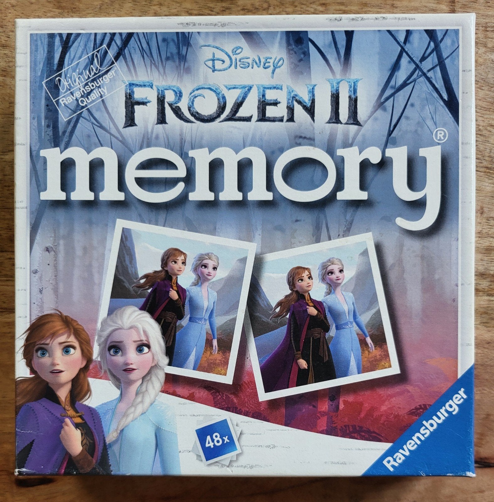 Ravensburger Disney Frozen 2 Memory Spel – Compleet, Hobby en Vrije tijd, Vijf spelers of meer, Ophalen of Verzenden, Zo goed als nieuw