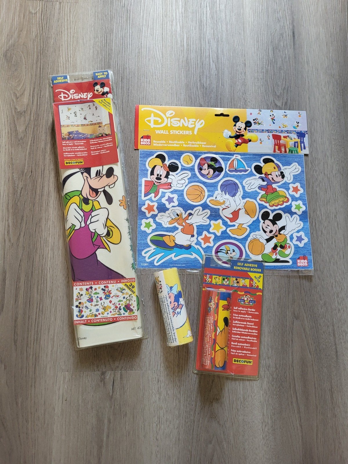Vintage decofun Mickey&friends pakket, Ophalen of Verzenden, Mickey Mouse, Nieuw, Beeldje of Figuurtje