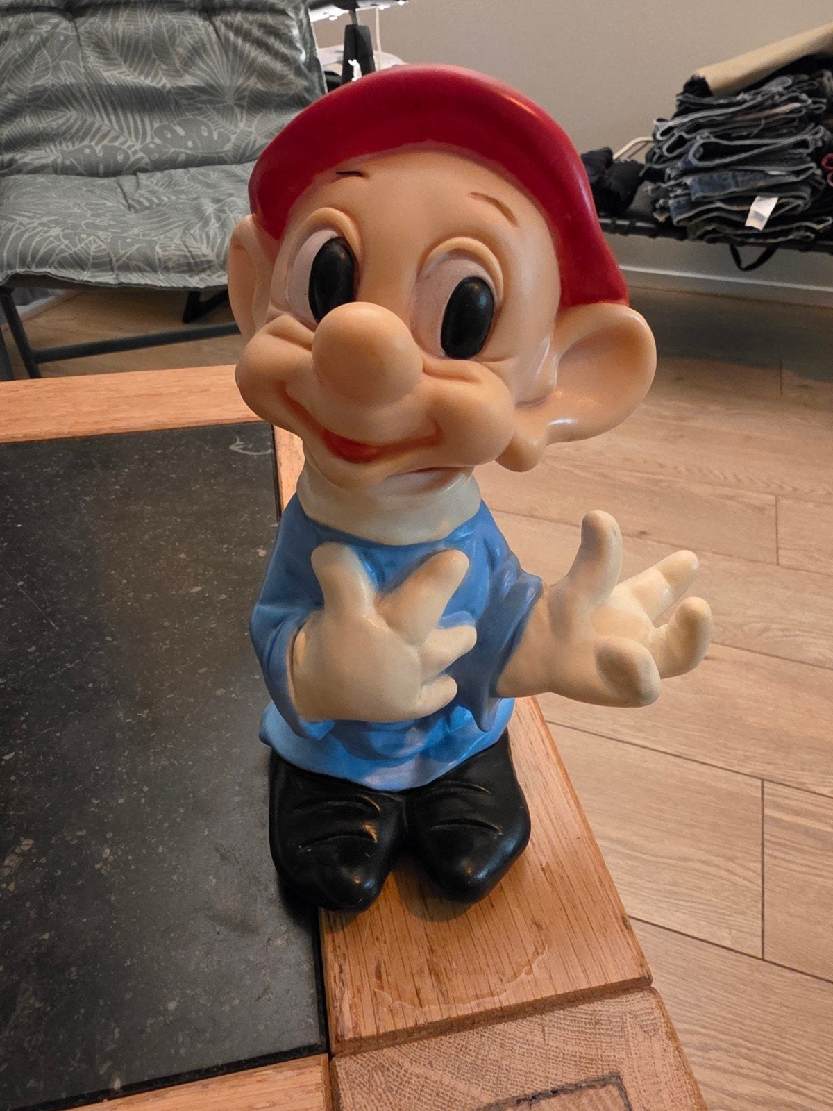 dopey disney piep pop jaren60, Verzamelen, Ophalen of Verzenden, Sneeuwwitje of Doornroosje, Zo goed als nieuw, Beeldje of Figuurtje