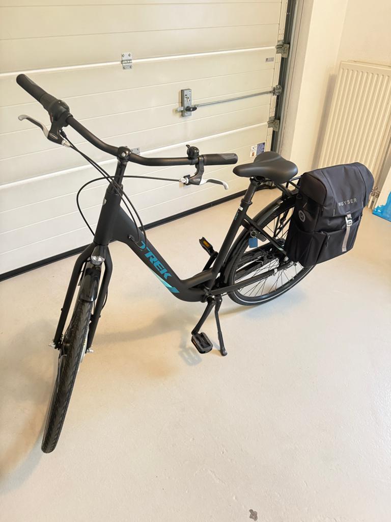 Trek dames fiets, Fietsen en Brommers, Fietsen | Dames | Damesfietsen, Versnellingen, Zo goed als nieuw, 50 tot 53 cm, Schijfrem