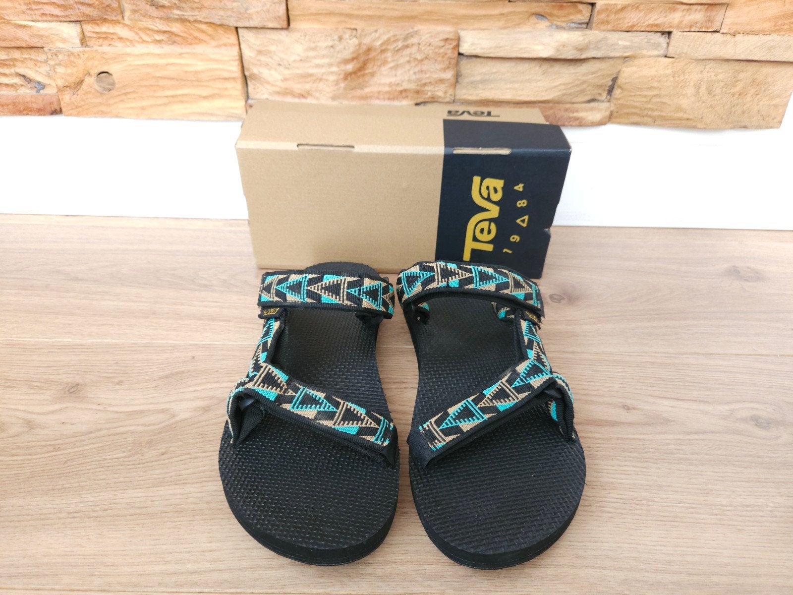 Teva Original Universal maat 43 sandalen / slippers blauw, Kleding | Heren, Schoenen, Sandalen, Blauw, Zo goed als nieuw, Ophalen of Verzenden