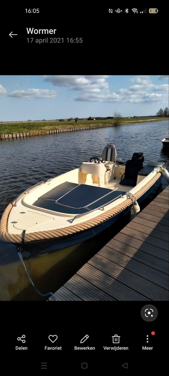 sloep w440 te koop in goeden staat, Watersport en Boten, Ophalen, Gebruikt, 15 pk, Rondzit