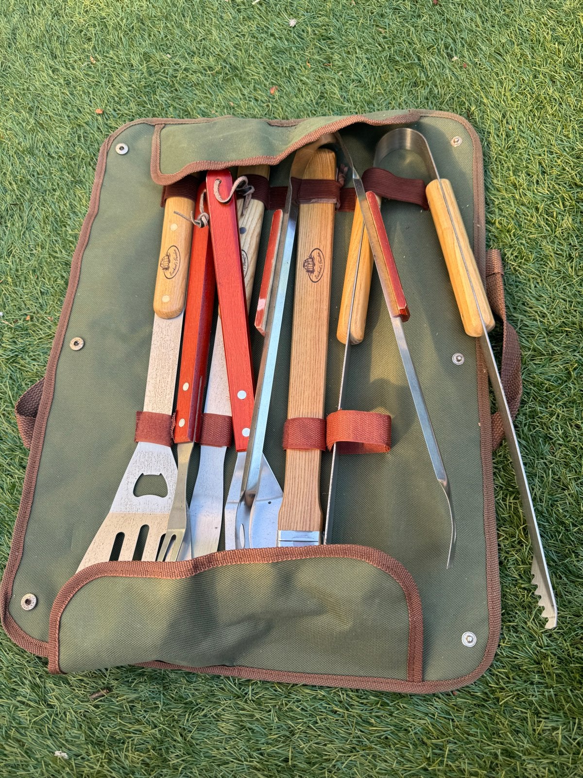 BBQ Gereedschap Set Esscher’s garden, Ophalen, Zo goed als nieuw